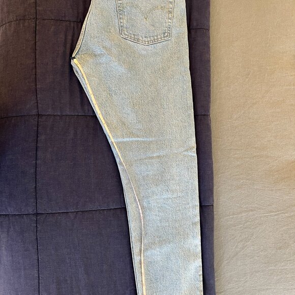 Levis 501 Skinny Women's Jeans W28 L28 High Rise Slim - Picture 11 of 12